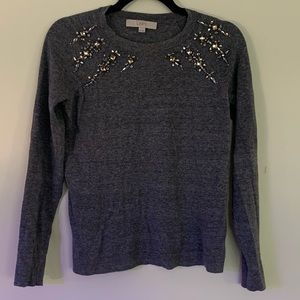 Gemstone Embellished Sweater